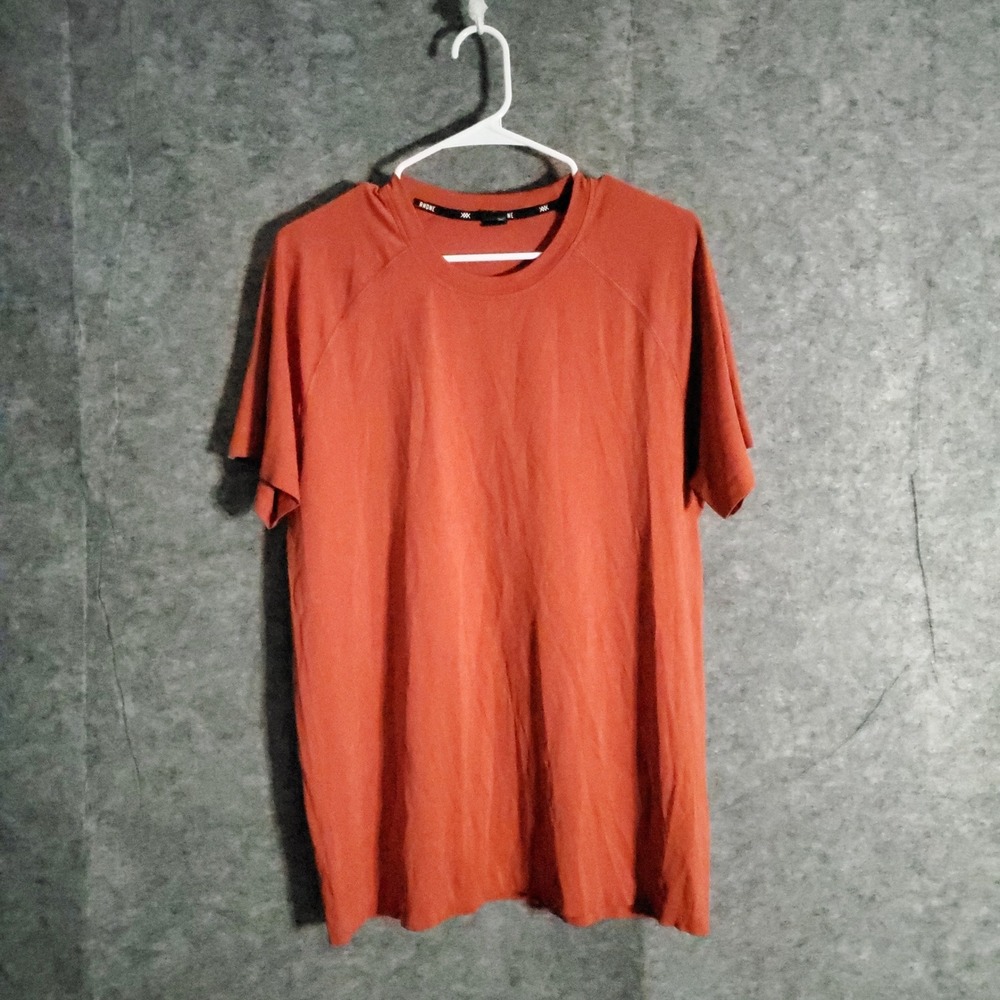 Rhone Performance T-Shirt Mens XL Rust Orange Short Sleeve Athletic Training Gym